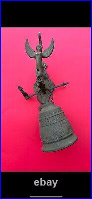 Collectible Vintage Religious Relic 20th Century Brass Monastery Church Bell