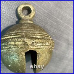 Collection Of (7)Brass Elephant And Cow Bells, Vintage/ Antique