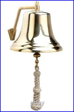 Deluxe Italian Cast Brass Ship's Bell, 8