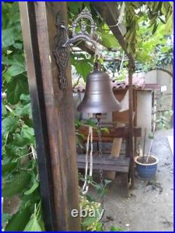 Door Bell Brass Ship Bell Wall Hanging Nautical Maritime Home Garden Decor