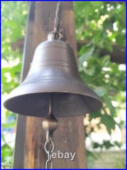 Door Bell Brass Ship Bell Wall Hanging Nautical Maritime Home Garden Decor