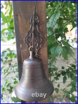 Door Bell Brass Ship Bell Wall Hanging Nautical Maritime Home Garden Decor
