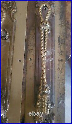 Door Handle Brass knotted rope(Rare)