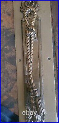 Door Handle Brass knotted rope(Rare)