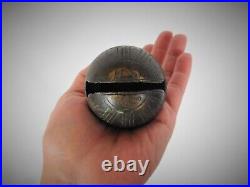 Early 1800's H. S. & Co. Brass Shank 8 Petal Bell Crotal Sleigh Bell 2.25