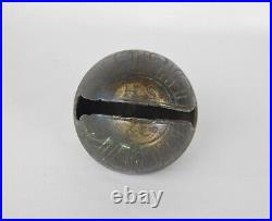 Early 1800's H. S. & Co. Brass Shank 8 Petal Bell Crotal Sleigh Bell 2.25