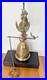 Early 20th Century Gothic Brass Monastery Bell Vocem Meam Audit Qui Me Tangit
