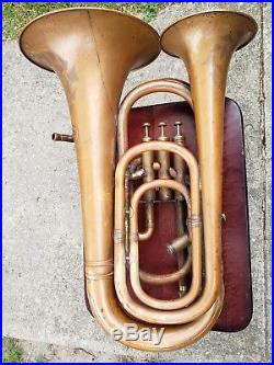 Early Conn Double Bell Euphonium, Worcester, 1887