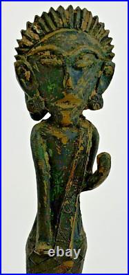 Early Hindu Bronze Temple Bells (lot Of 3)