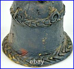 Early Hindu Bronze Temple Bells (lot Of 3)