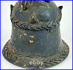Early Hindu Bronze Temple Bells (lot Of 3)