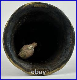 Early Hindu Bronze Temple Bells (lot Of 3)
