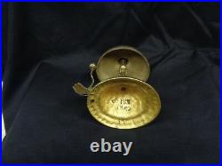 Elegant Antique Brass Hotel Desk Service Bell