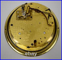 Elgin 132-071 Ship's Bell 4 Jewel West Germany Nautical Marine Brass Clock Vtg