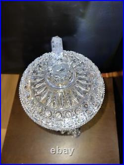 Eloquent ANTIQUE BRASS AND CRYSTAL CANDY DISH