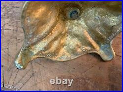 English Antique Victorian Servant's Brass Bell 19th Century William Tonks & Sons