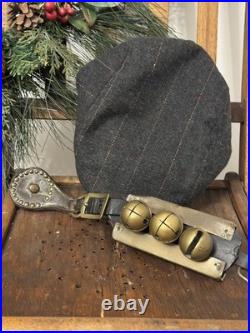 European Antique Brass Horse Sleigh Bells Unique See Pictures