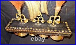 Exceptional Antique Carriage, Sleigh, Wagon Parade Bronze/Brass Bells Spike