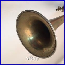 Extremely rare Over-The-Shoulder (OTS) E-flat cornet with a screw bell