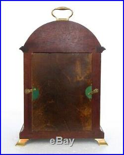 Fine Comitti London Bell-striking Bracket Clock Mahogany, Brass Fittings, Hermle