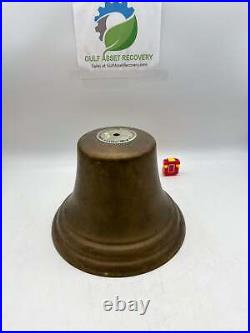 Foresti & Suardi 2.106/A Brass Bell, 8.2OD x 9.5H, Bell Only (Used)