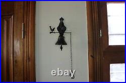 Front Door Bell, Vintage Solid Brass Gate Bells, Antique Door Knocker, Handmade