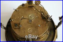 GOOD ANTIQUE FRENCH BELL STRIKE CLOCK MOVEMENT visible escapement S, MARTI works