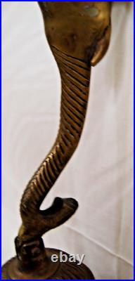 Ganesha Elephant Temple Bell Brass Wall Mounted Garden Bell Vintage