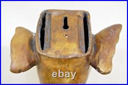 Ganesha Elephant Temple Bell Brass Wall Mounted Garden Bell Vintage