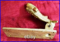 Golden Brass Fish Shape Door Knocker Nautical Style Home Door Bell Dec MJ182