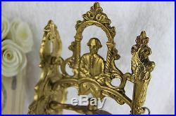 Gorgeous antique Brass Monastery Bell Winged angel /dragon rare