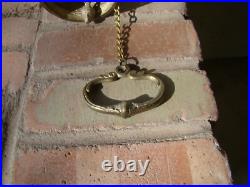 Gothic Brass Bell Whoever Touches Me Hears My Voice Latin Catholic Monastery 12