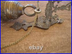 Gothic Brass Bell Whoever Touches Me Hears My Voice Latin Catholic Monastery 12
