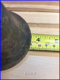 Great LOT of Vintage & Antique Brass/Metal Bells LOT of 4 Swiss And Nautical