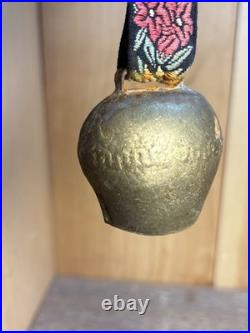 Great LOT of Vintage & Antique Brass/Metal Bells LOT of 4 Swiss And Nautical