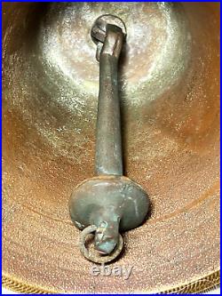 Great Western Railway Co. No 8 Brass Bell with Clapper with Brass Hanging Bracket