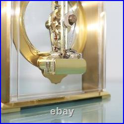 HALLER Mantel Clock BELL CHIME Vintage TOP! Translucent DESIGN! Skeleton Germany