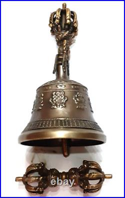 Handmade Bronze Bell and Vajra/Dorje