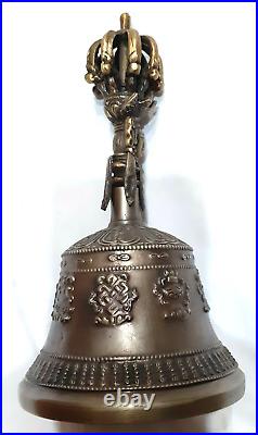 Handmade Bronze Bell and Vajra/Dorje