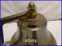 Handmade Nautical Antique 6 Solid Brass Bell School Ship Farm Bar Pub Hanging