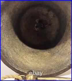 Heavy Antique Brass Bell 9