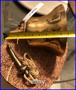 Heavy Antique Brass Bell 9