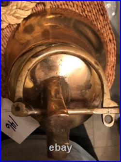 Heavy Antique Brass Bell 9