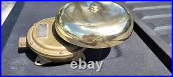 Henschel 8 Brass Navy Submarine Warning Bell