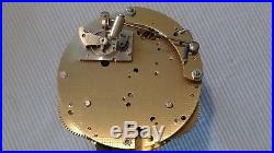 Hermle 5-Jewel Wempe Chronometerwerke Brass Key-Wind Ships Bell German Clock