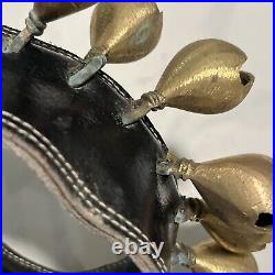 Horse Camel Clam Bells Handmade Middle East Leather Strap Livestock Set 2
