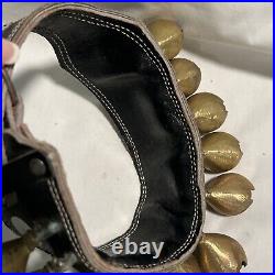 Horse Camel Clam Bells Handmade Middle East Leather Strap Livestock Set 2