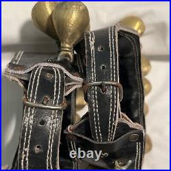 Horse Camel Clam Bells Handmade Middle East Leather Strap Livestock Set 2