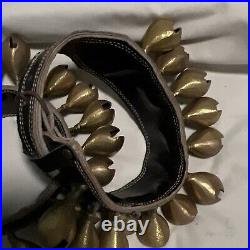 Horse Camel Clam Bells Handmade Middle East Leather Strap Livestock Set 2