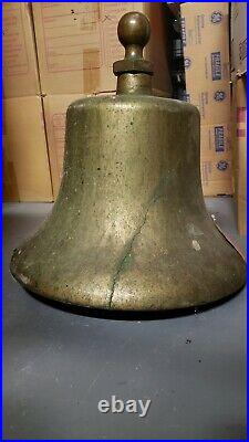 Huge, Heavy, Antique Brass Church Bell